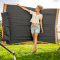 2-person Outdoor Hammock with Stand & Pillow