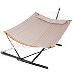 Hamac d'extérieur 2 places avec support et oreiller