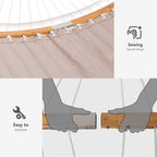 Hamac d'extérieur 2 places avec support et oreiller