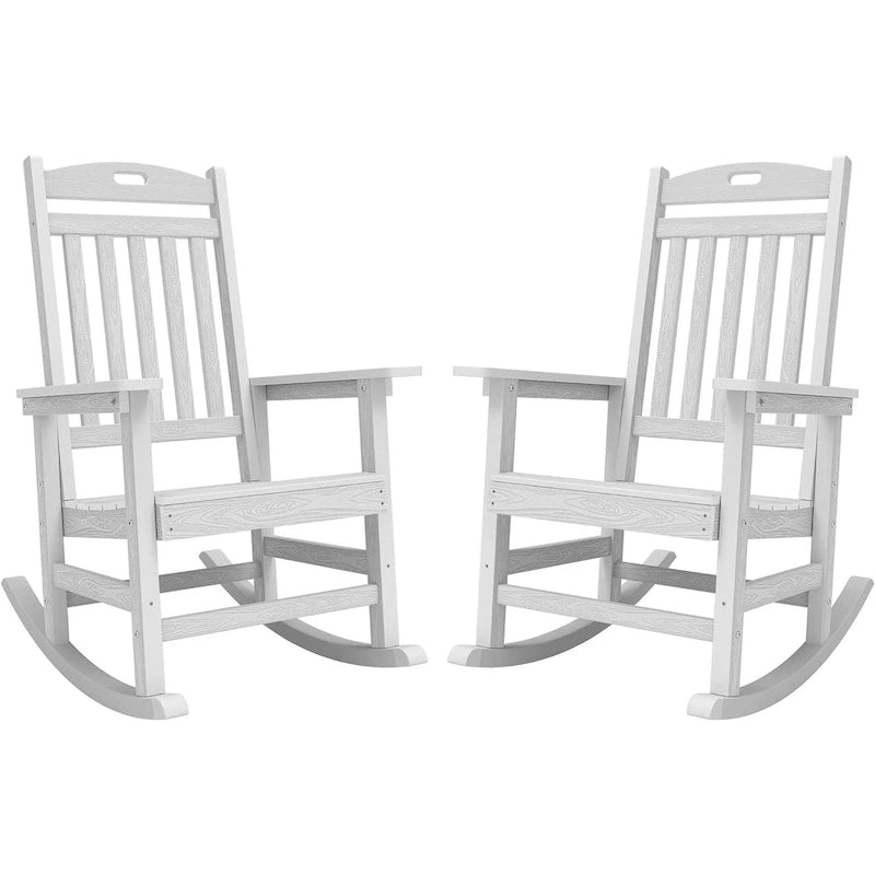 Fauteuil à bascule d'extérieur tout temps WINSOON, lot de 2