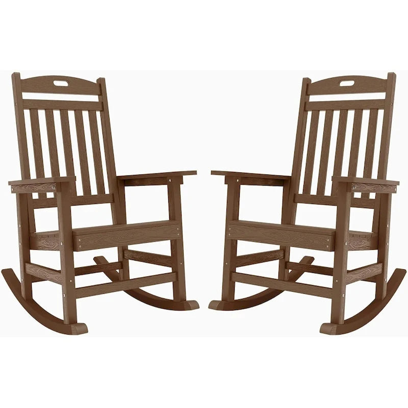 Fauteuil à bascule d'extérieur tout temps WINSOON, lot de 2