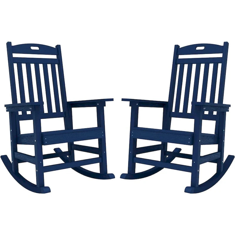 Fauteuil à bascule d'extérieur tout temps WINSOON, lot de 2