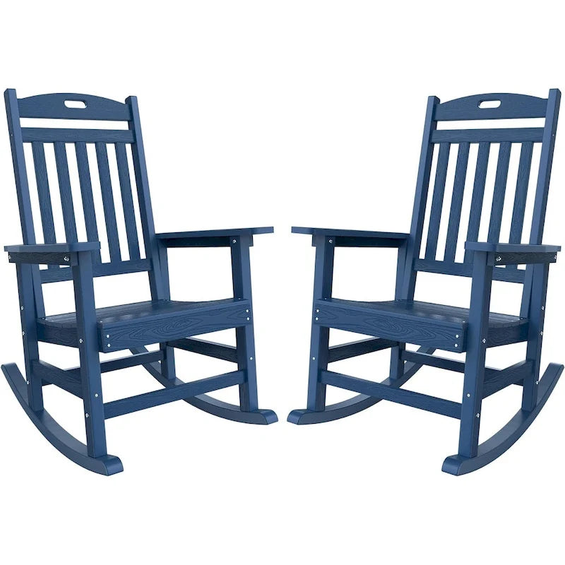 Fauteuil à bascule d'extérieur tout temps WINSOON, lot de 2