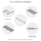 Balançoire de porche en bois d'acajou - Balançoire extérieure résistante aux intempéries - Capacité de 227 kg - Chaînes et accessoires inclus