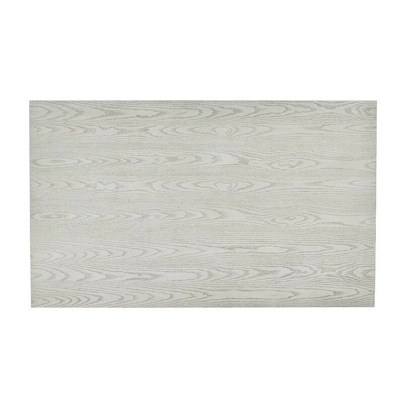 Table de salle à manger rustique style ferme - 178 cm - Pieds en X - Chêne gris/Brun rustique/Blanc - Bois Beranar et MDF