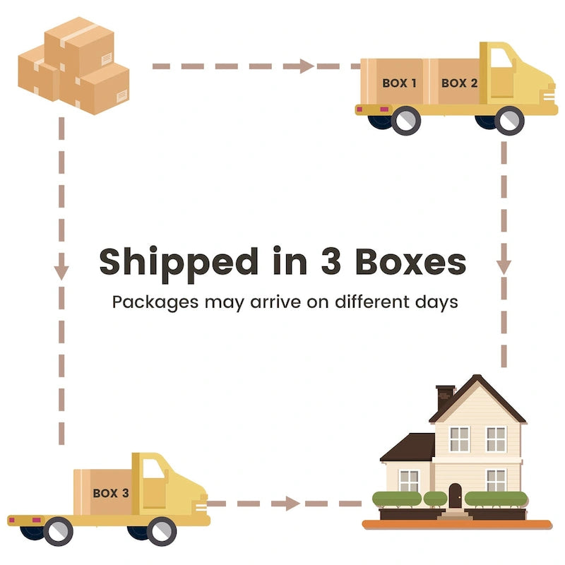 Ensemble de salon de jardin 7 pièces en résine tressée avec foyer extérieur - Table basse solaire à DEL - Résistant aux UV - Coussins d'assise profonds