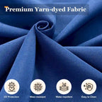 Ensemble de salon de jardin 7 pièces en résine tressée avec foyer extérieur - Table basse solaire à DEL - Résistant aux UV - Coussins d'assise profonds