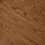 Ensemble de salle à manger 3 pièces avec table haute - Table ronde de 91 cm - 2 tabourets en similicuir - Style moderne du milieu du siècle - Noir mat