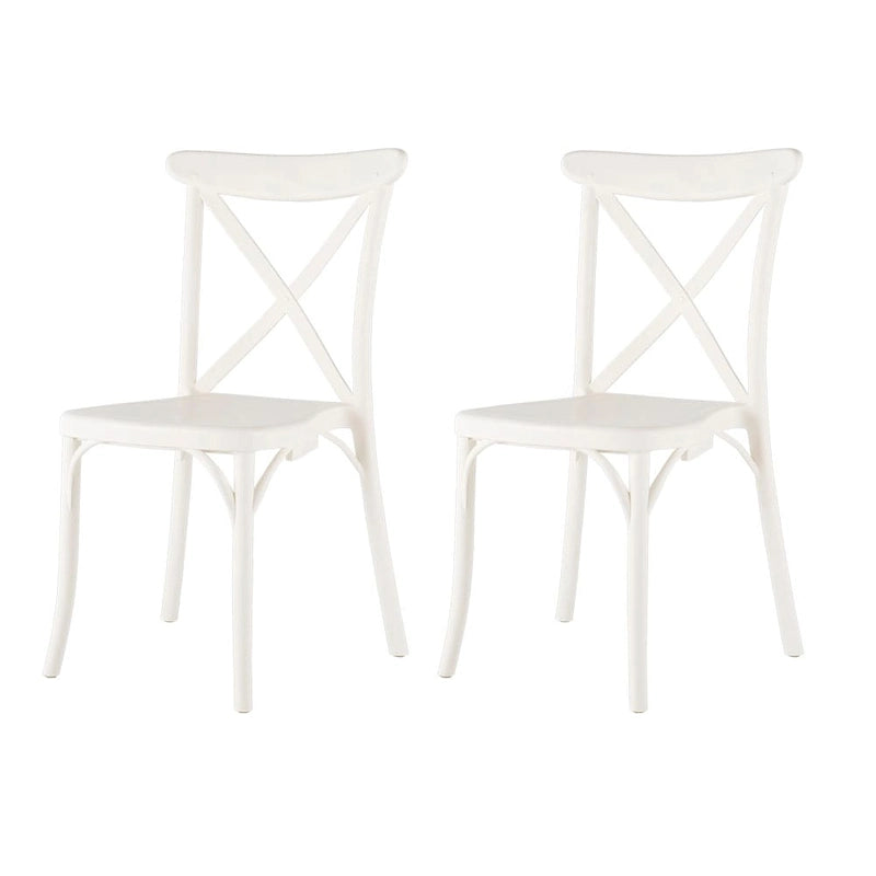 Chaises d'extérieur Xenia en résine plastique (lot de 2)