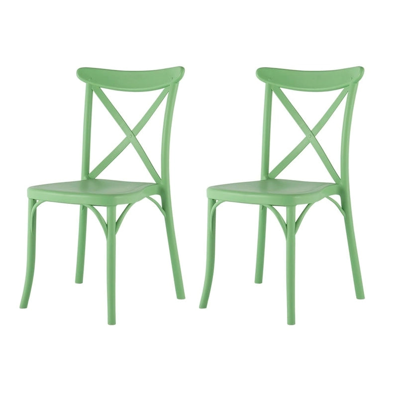 Chaises d'extérieur Xenia en résine plastique (lot de 2)