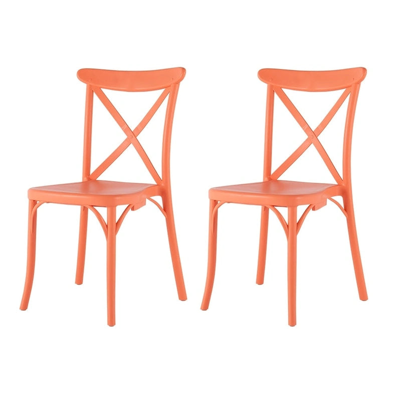 Chaises d'extérieur Xenia en résine plastique (lot de 2)