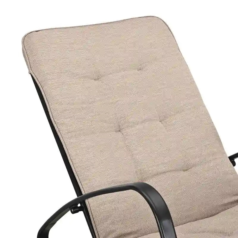 Fauteuil à bascule d'intérieur et d'extérieur Patio Festival avec coussin