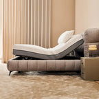 Sommier articulé Queen - Télécommande sans fil - Fonction mémoire - Pieds robustes - Confort ergonomique